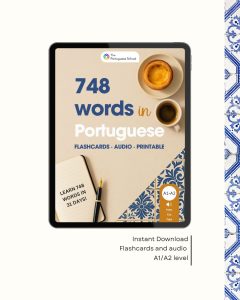 748 Words in European Portuguese – Portuguese Flashcards Audio